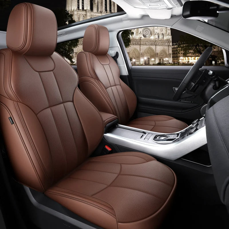 Custom Seat Covers For Ford Edge Full Nappa and Genuine Leather - DZX Cover