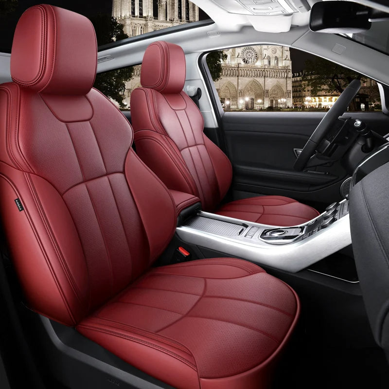 Custom Seat Covers For Ford Edge Full Nappa and Genuine Leather - DZX Cover