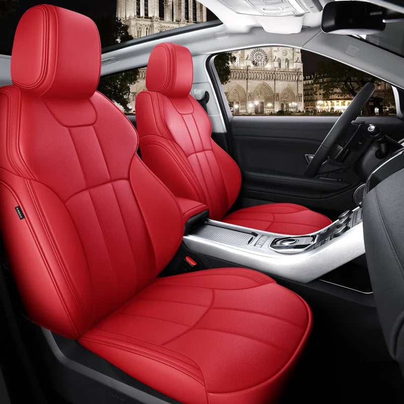 Custom Seat Covers For Ford Edge Full Nappa and Genuine Leather - DZX Cover