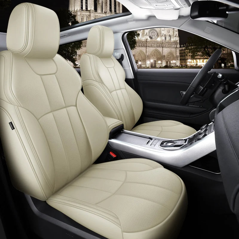 Custom Seat Covers For Ford Edge Full Nappa and Genuine Leather - DZX Cover