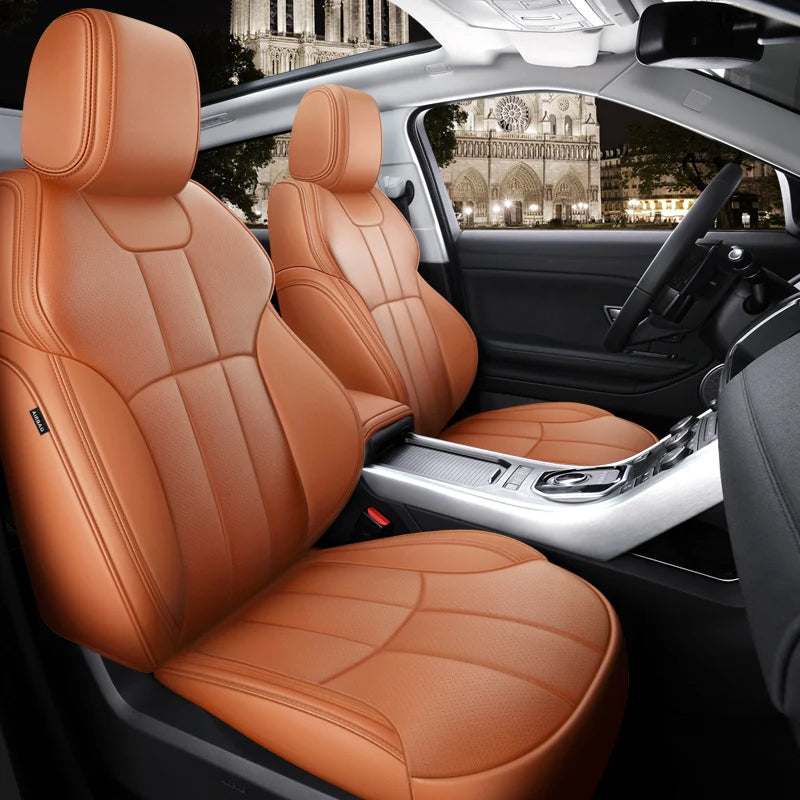 Custom Seat Covers For Ford Edge Full Nappa and Genuine Leather - DZX Cover