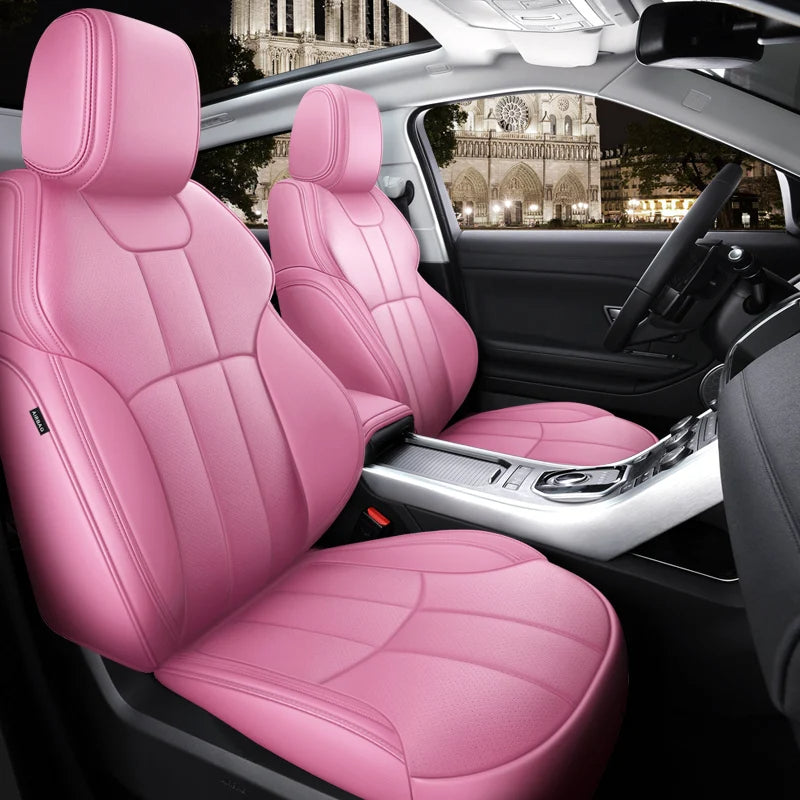 Custom Seat Covers For Ford Edge Full Nappa and Genuine Leather - DZX Cover