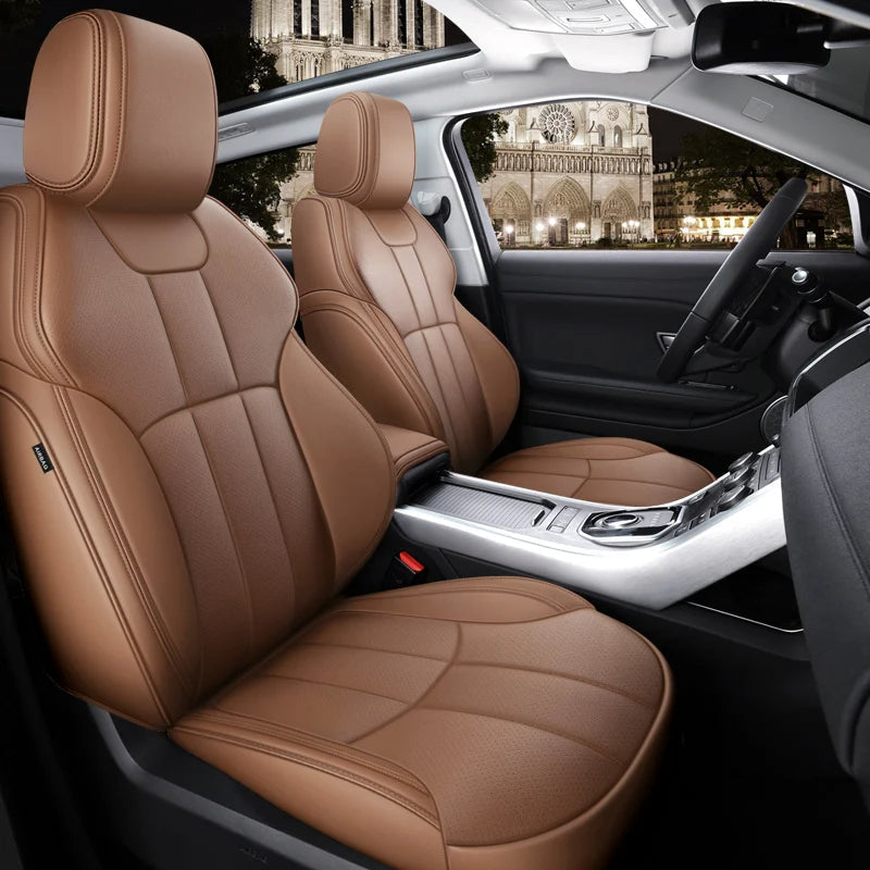 Custom Seat Covers For Ford Edge Full Nappa and Genuine Leather - DZX Cover