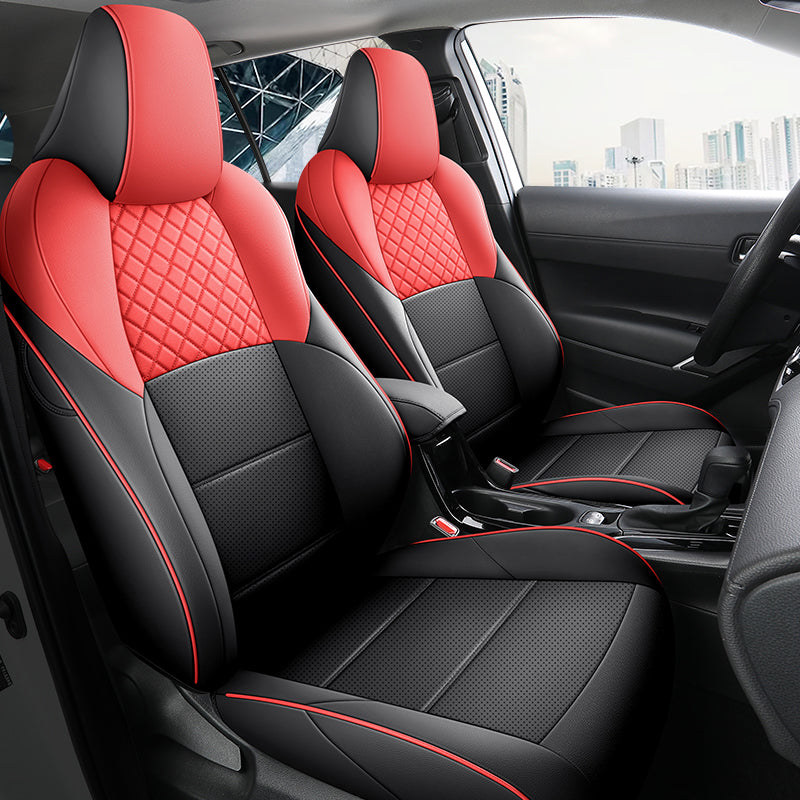 Custom Seat Covers For Toyota BZ4X Full Nappa and Genuine Leather - DZX Cover