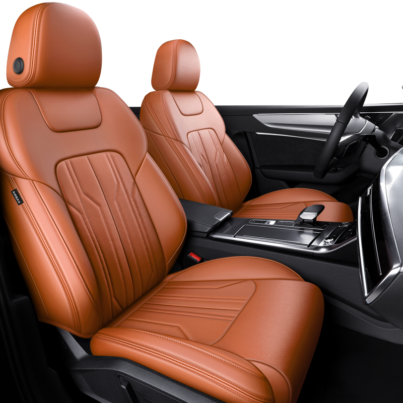 Custom Seat Cover For Audi S7 Nappa and Genuine Leather DZX Cover