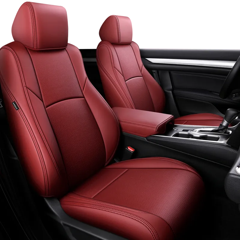 Custom Seat Covers For Honda Odyssey Full Nappa and Genuine Leather Front Row - DZX Cover