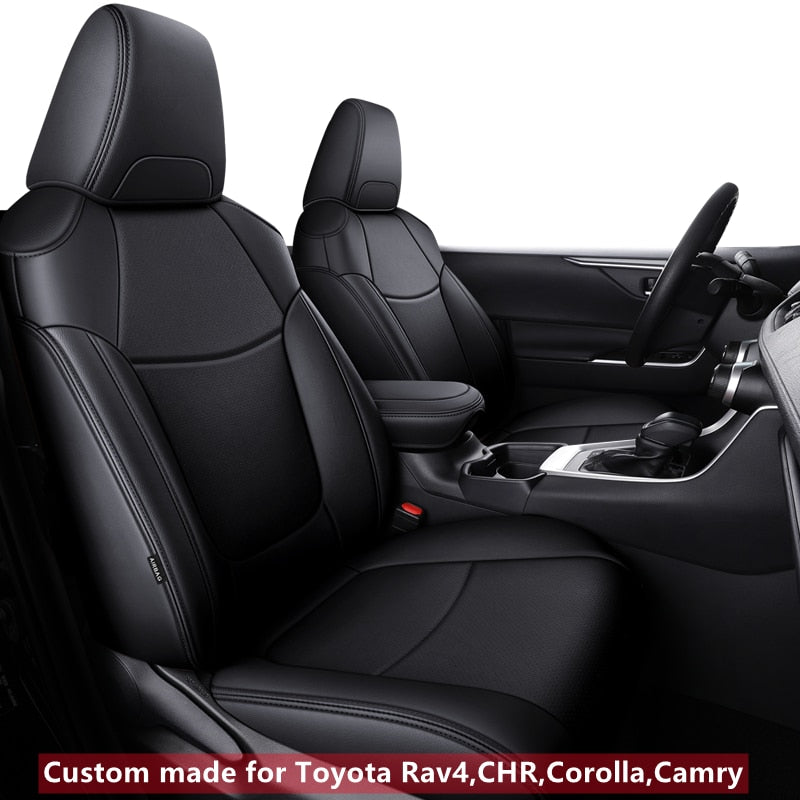 Custom Seat Covers For Toyota Venza Full Nappa and Genuine Leather - DZX Cover