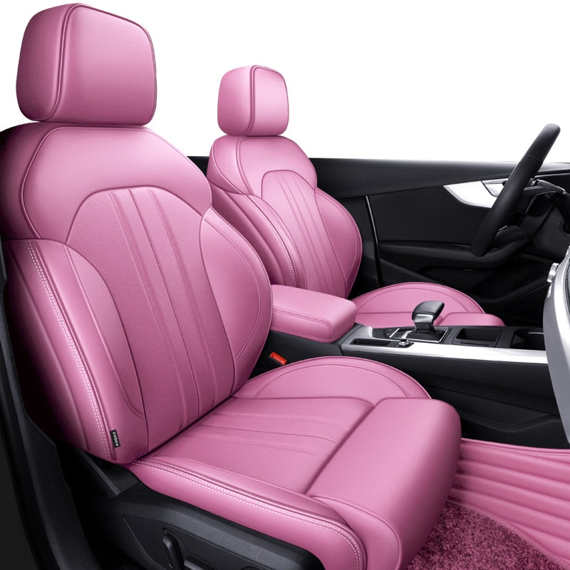 Custom Seat Cover For Audi RS Q8 Nappa and Cowhide Leather - DZX Cover