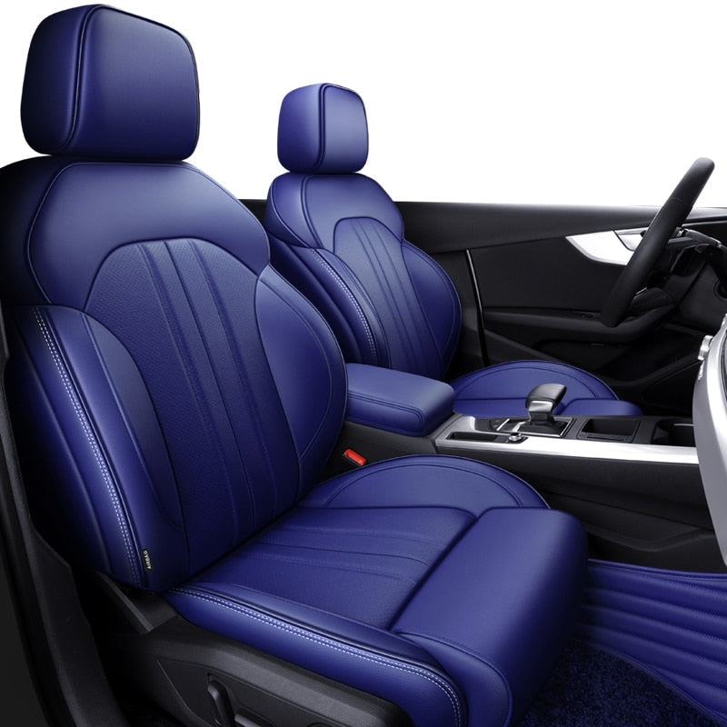 Custom Seat Cover For Audi RS Q8 Nappa and Cowhide Leather - DZX Cover