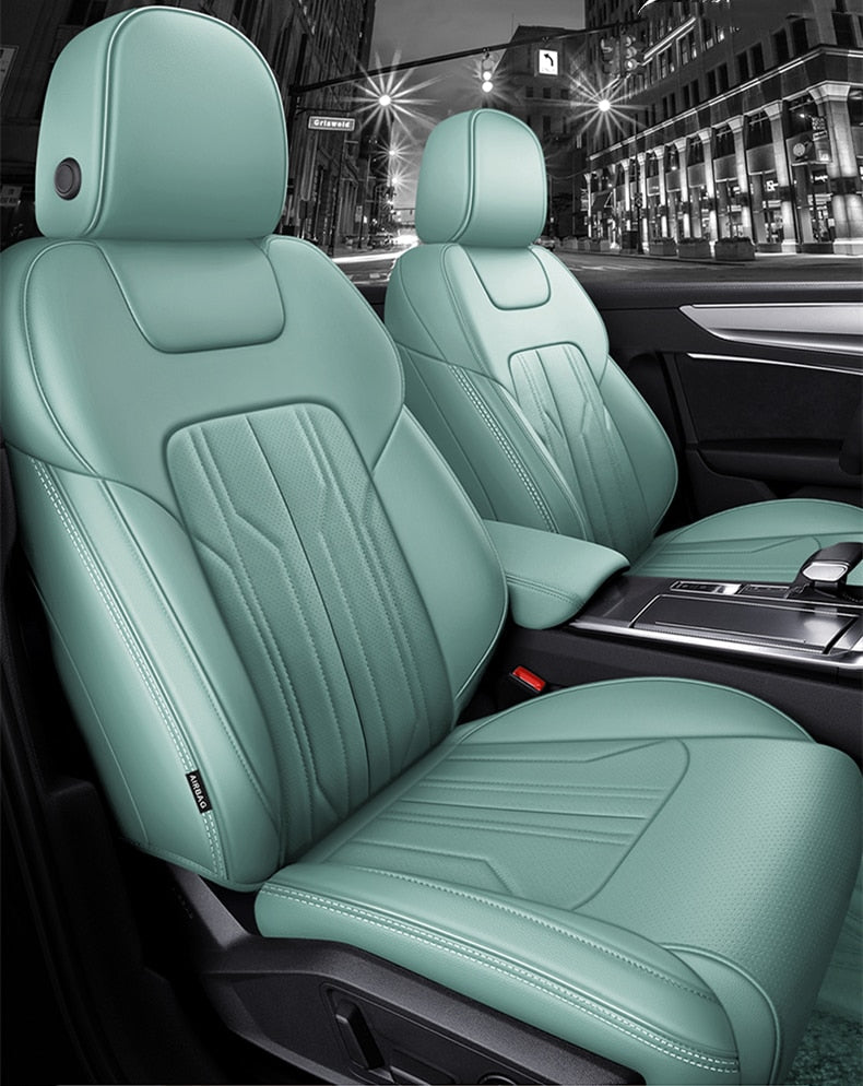 Custom Seat Covers For 5 Seats Full Set Leather Specific For Mercedes-Benz B-Class 180 200 250 - DZX Cover