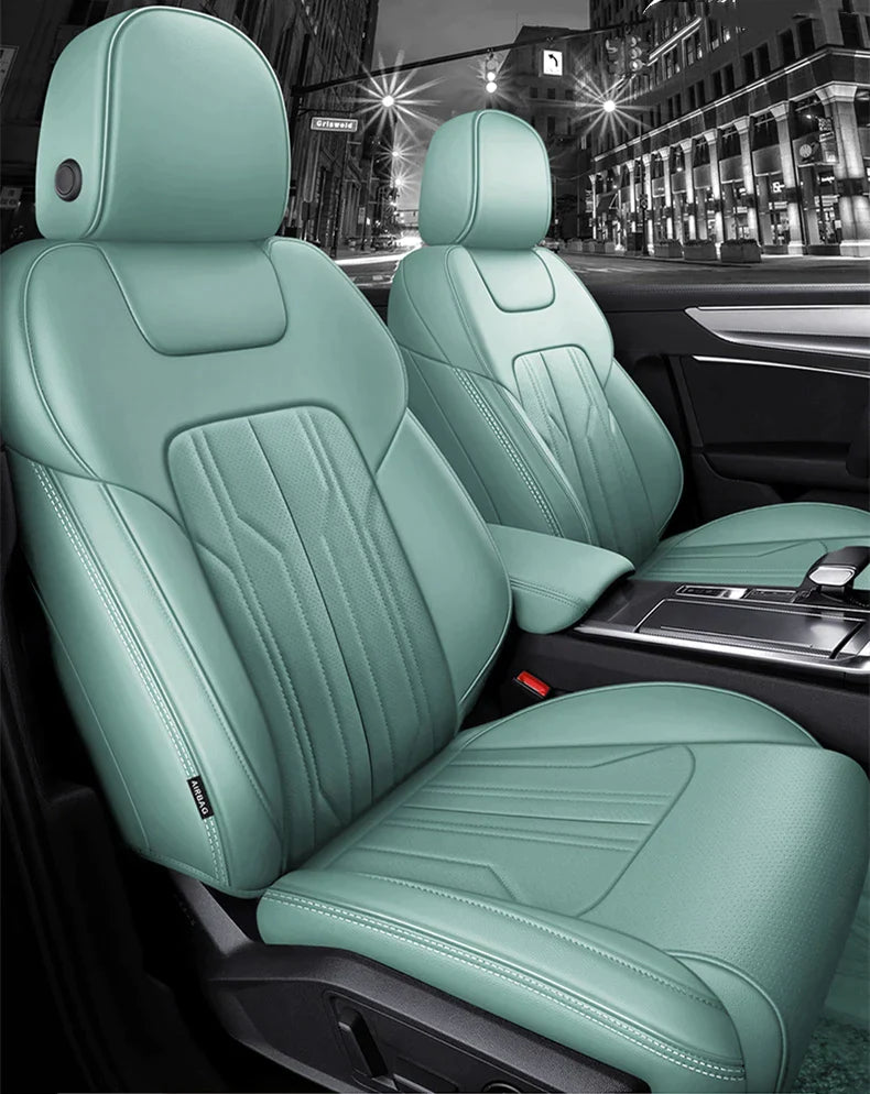 Custom Seat Covers Specific For Honda Passport Full Nappa and Genuine Leather - DZX Cover
