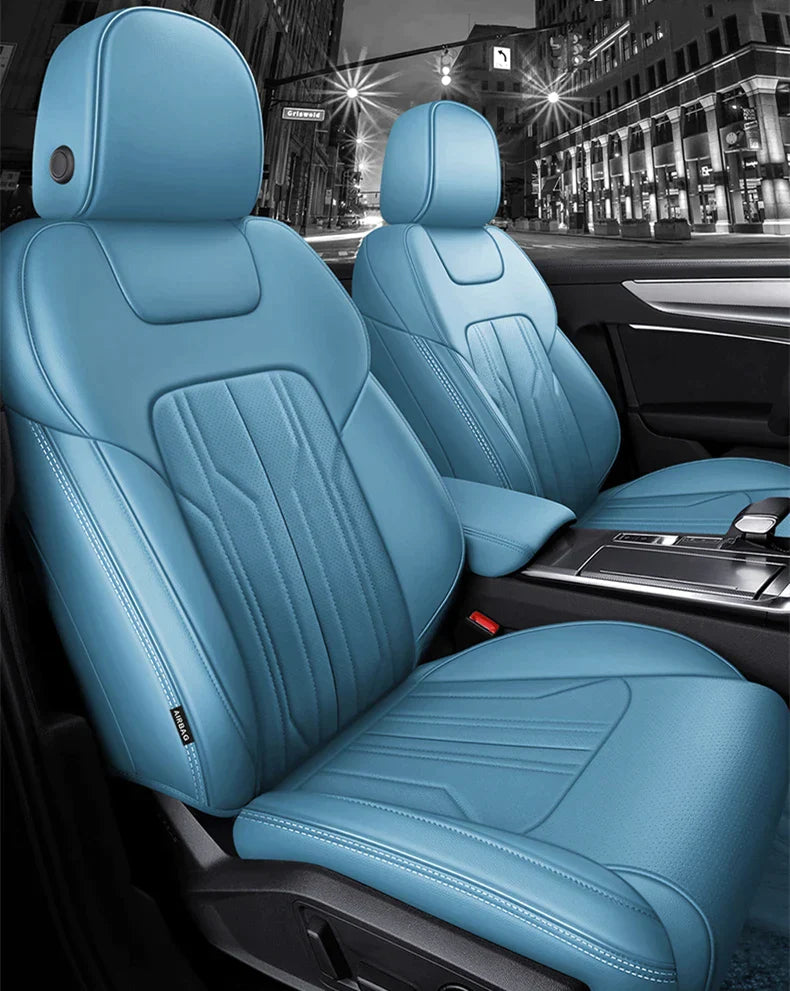 Custom Seat Covers Specific For Honda Passport Full Nappa and Genuine Leather - DZX Cover