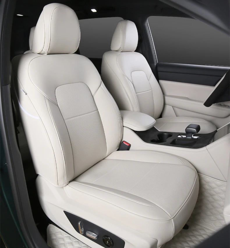 Custom Seat Covers Specific For Honda Accord Full Nappa and Genuine Leather - DZX Cover