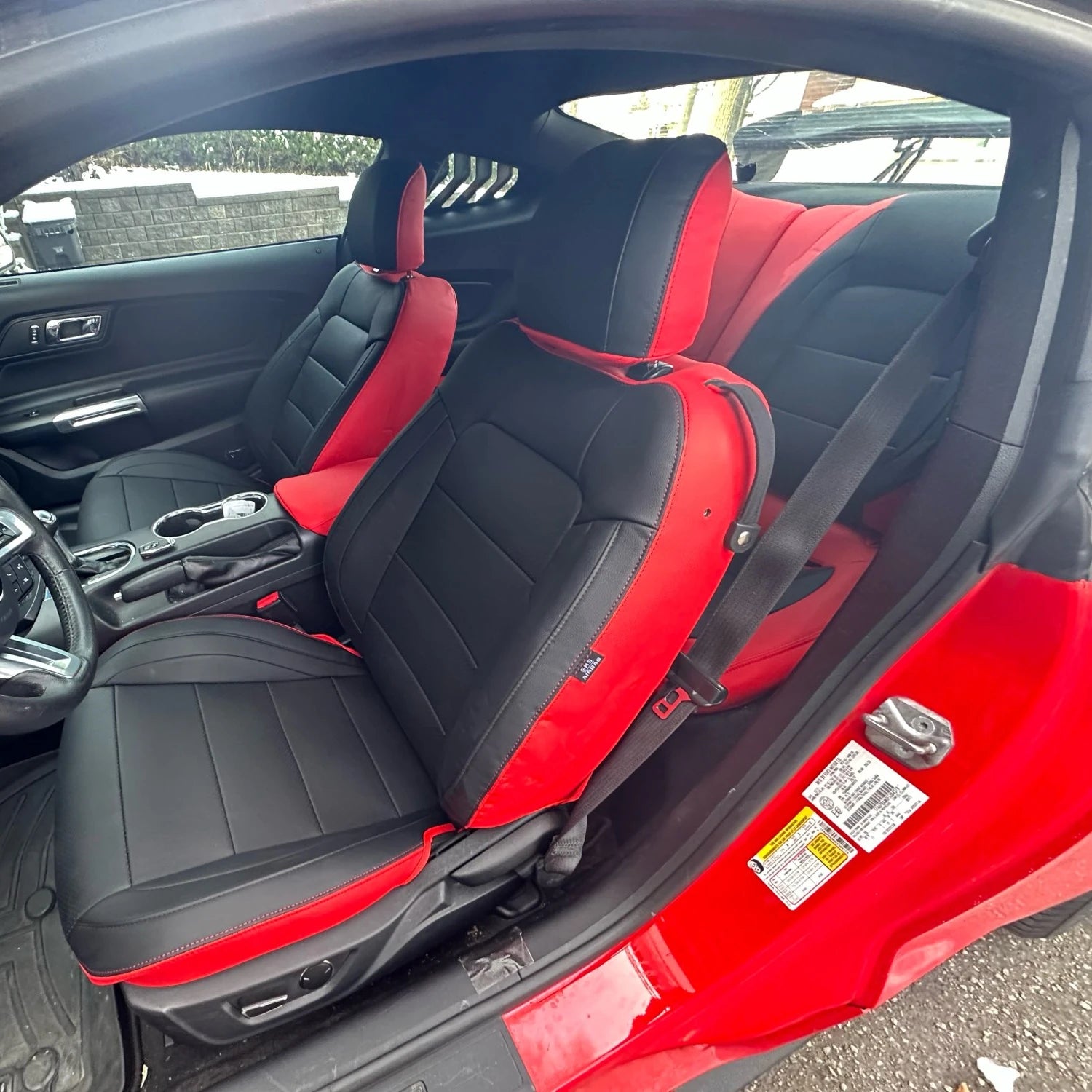 Custom Seat Cover for 2010-2015 Chevrolet Camaro Full Nappa and Genuine Leather - DZX Cover