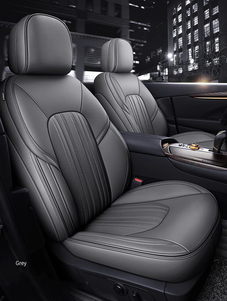 Custom Seat Covers Specific For Honda Accord Full Nappa and Genuine Leather - DZX Cover