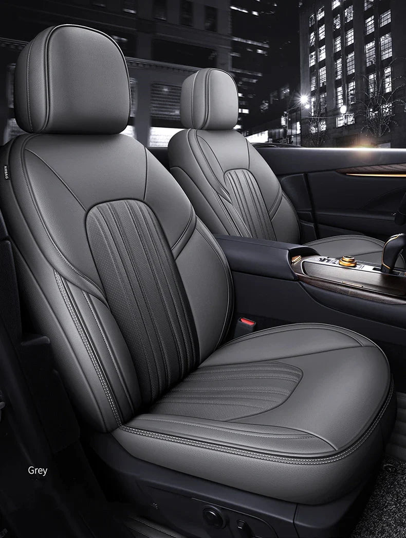 Custom Seat Covers Specific For Honda HR-V Full Nappa and Genuine Leather - DZX Cover