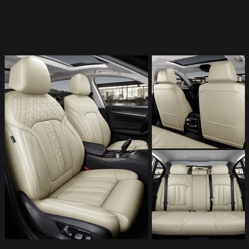 Custom Seat Cover For Lincoln Nappa and Genuine Leather 5 or 7 Seats - DZX Cover