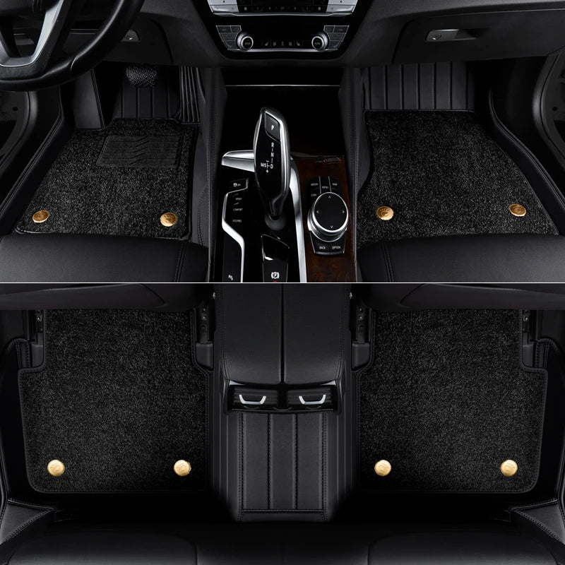 Custom Fit Luxury Floor Mat ECO Cowhide Leather For Volvo - DZX Cover