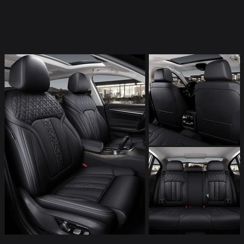 Custom Seat Cover For Lincoln Nappa and Genuine Leather 5 or 7 Seats - DZX Cover