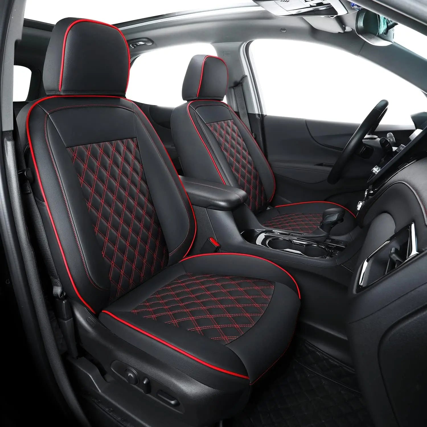 Custom Durable Waterproof Leather Seat Covers Specific For Chevy Equinox 2018 - 2024 - DZX Cover