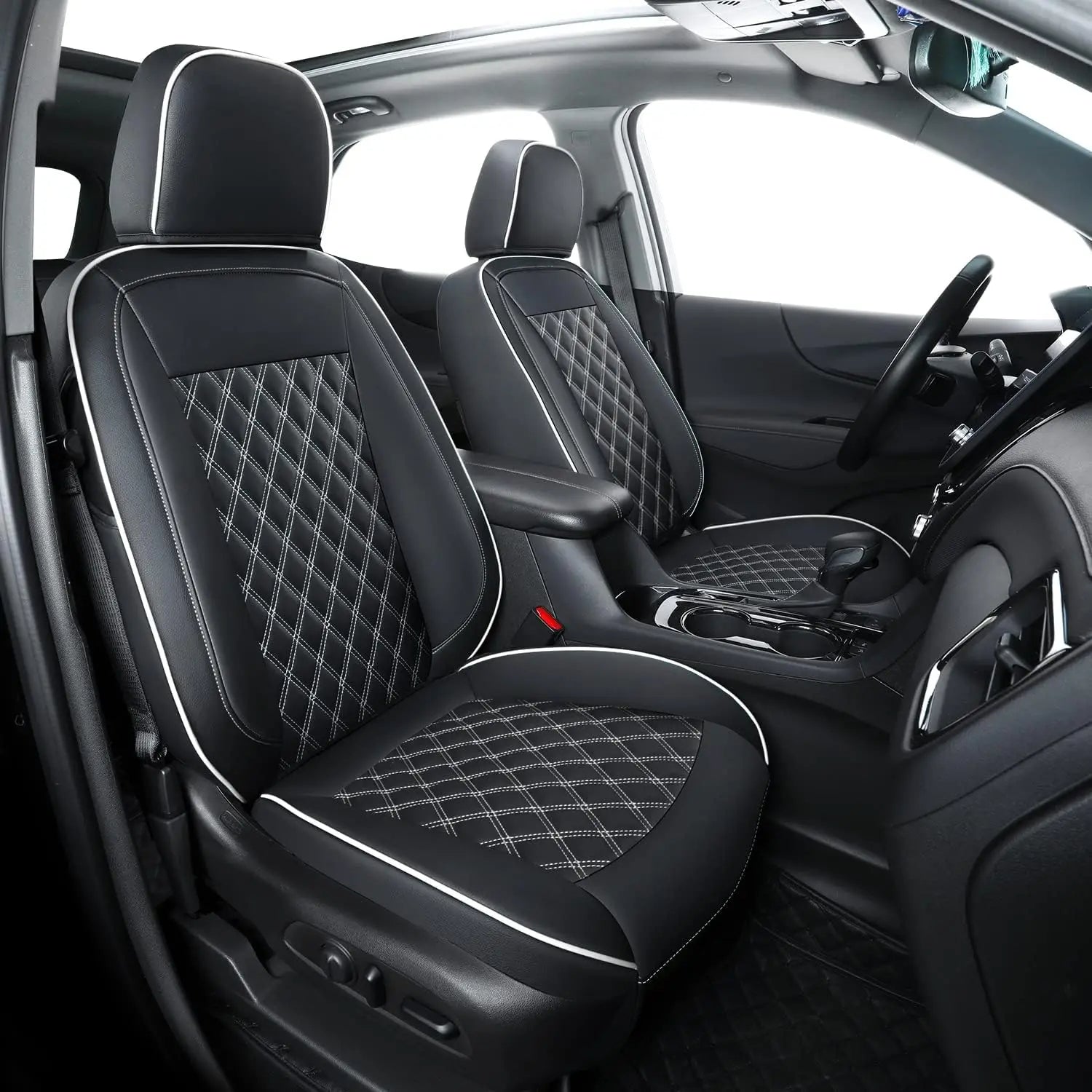Custom Durable Waterproof Leather Seat Covers Specific For Chevy Equinox 2018 - 2024 - DZX Cover