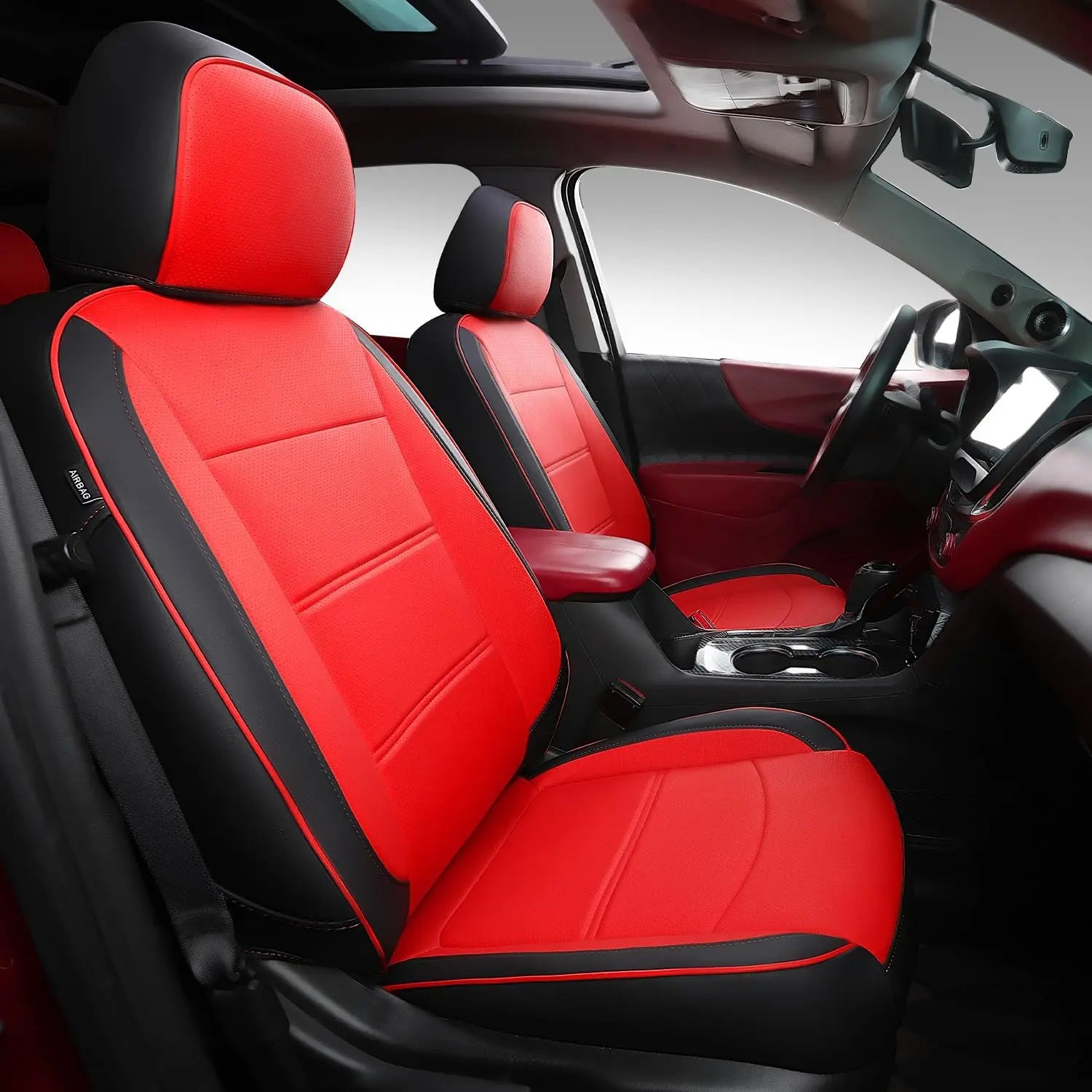 Custom Durable Waterproof Leather Seat Covers Specific For Chevy Equinox 2018 - 2024 - DZX Cover