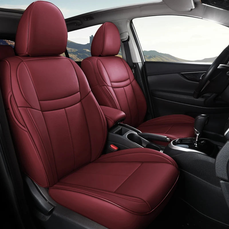 Custom Seat Covers Specific For Nissan Qashqai Full Nappa and Genuine Leather - DZX Cover