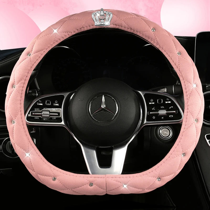 Car Anti-Slip Leather Steering Wheel Cover Protective Cover Multi Colors - DZX Cover