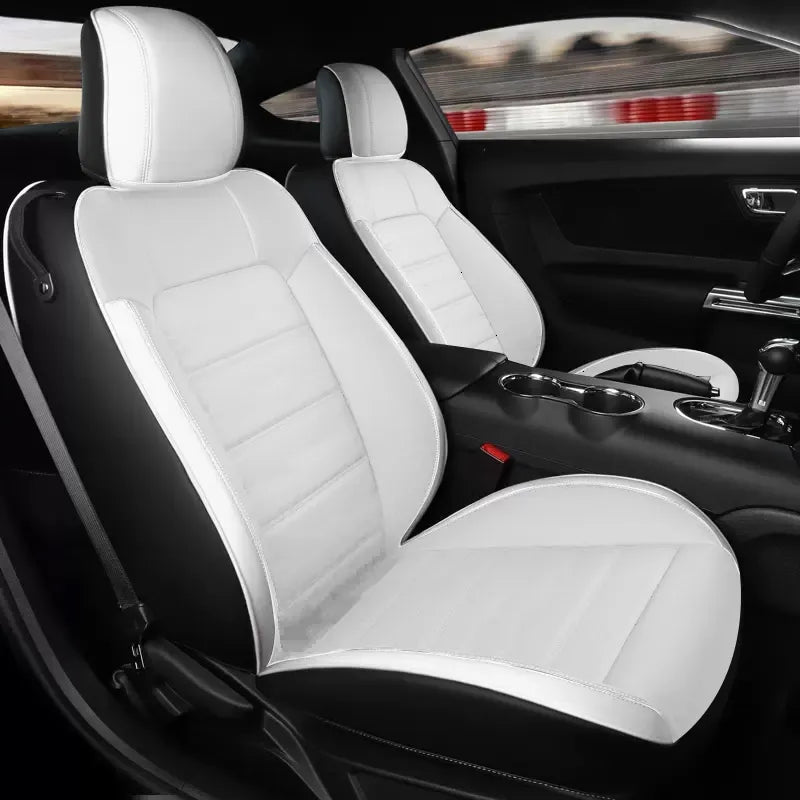 Custom Fit Seat Covers Full Set For Ford Mustang Convertible (2015-2022) - DZX Cover