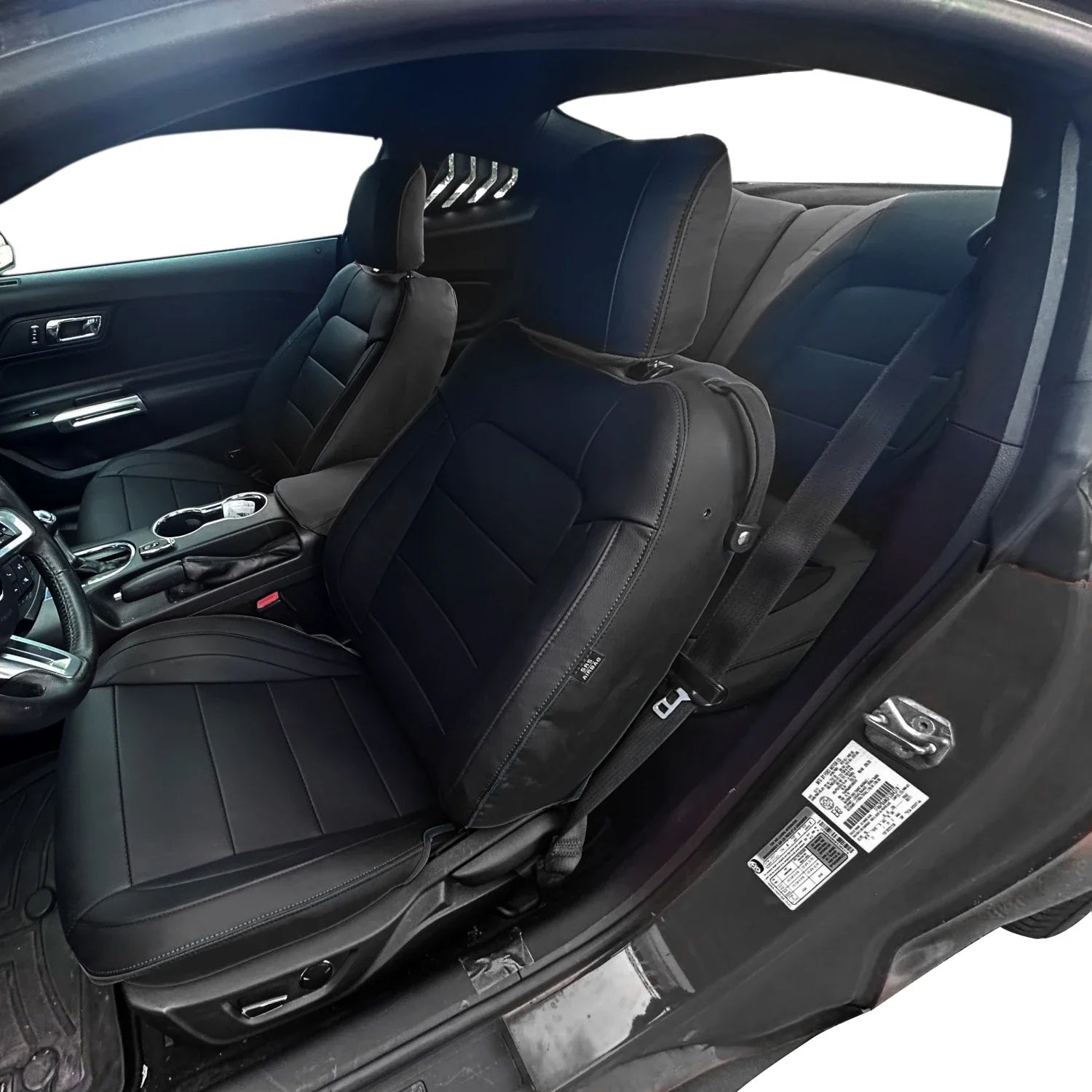 Custom Fit Seat Covers Full Set For Ford Mustang Convertible (2015-2022) - DZX Cover