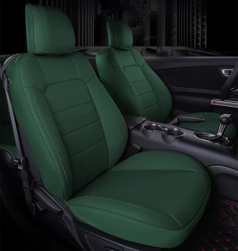 Custom Fit Seat Covers Full Set For Ford Mustang Convertible (2015-2022) - DZX Cover