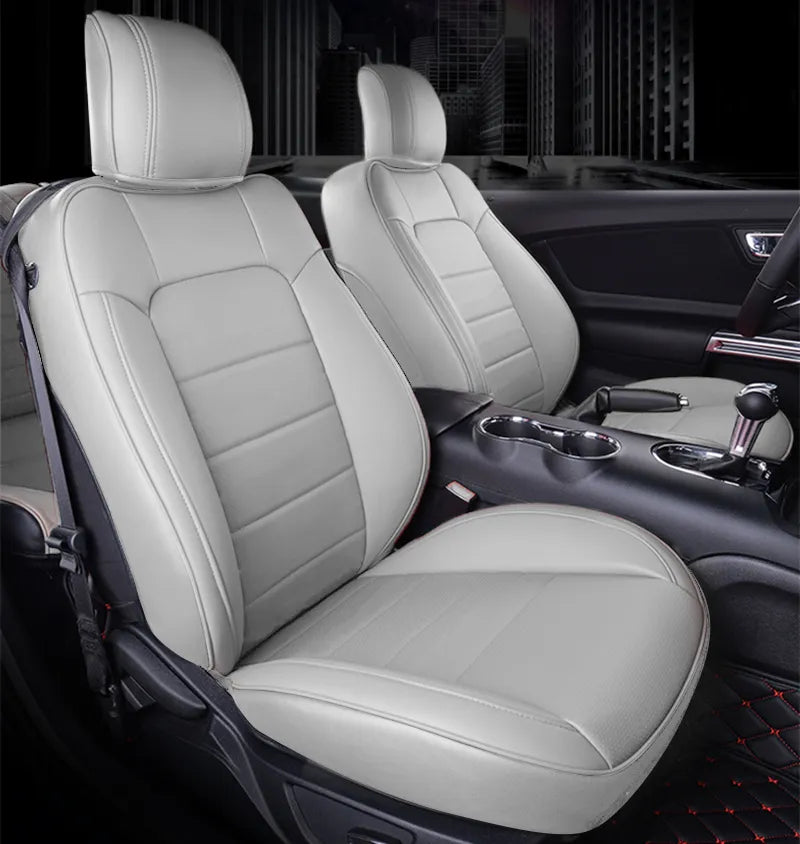 Custom Fit Seat Covers Full Set For Ford Mustang Convertible (2015-2022) - DZX Cover