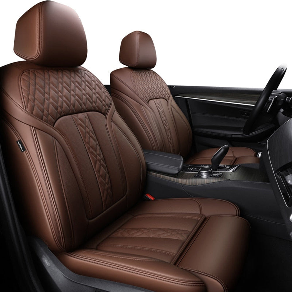 Custom leather car seat covers sales
