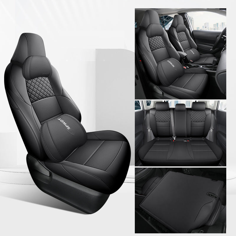 Custom Seat Covers For Toyota BZ4X Full Nappa and Genuine Leather - DZX Cover