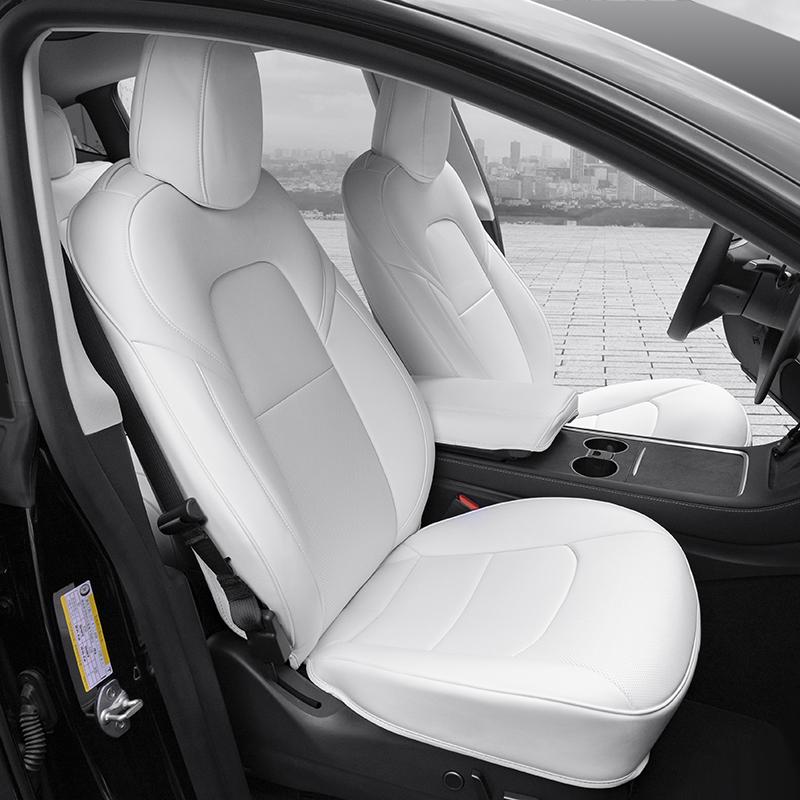 Custom Seat Covers for Tesla Model 3 Model Y 360 Degree Full Covered High Quality Leather Cushion - DZX Cover