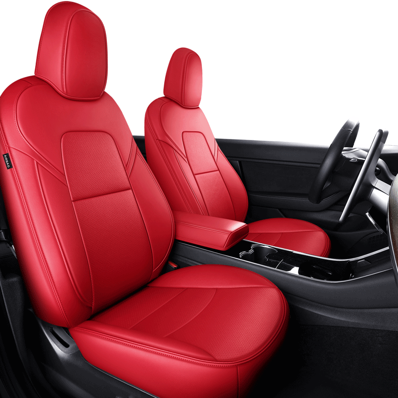 Custom Seat Covers for Tesla Model 3 Model Y 360 Degree Full Covered High Quality Leather Cushion
