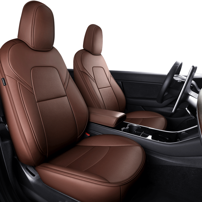 Custom Seat Covers for Tesla Model 3 Model Y 360 Degree Full Covered High Quality Leather Cushion - DZX Cover