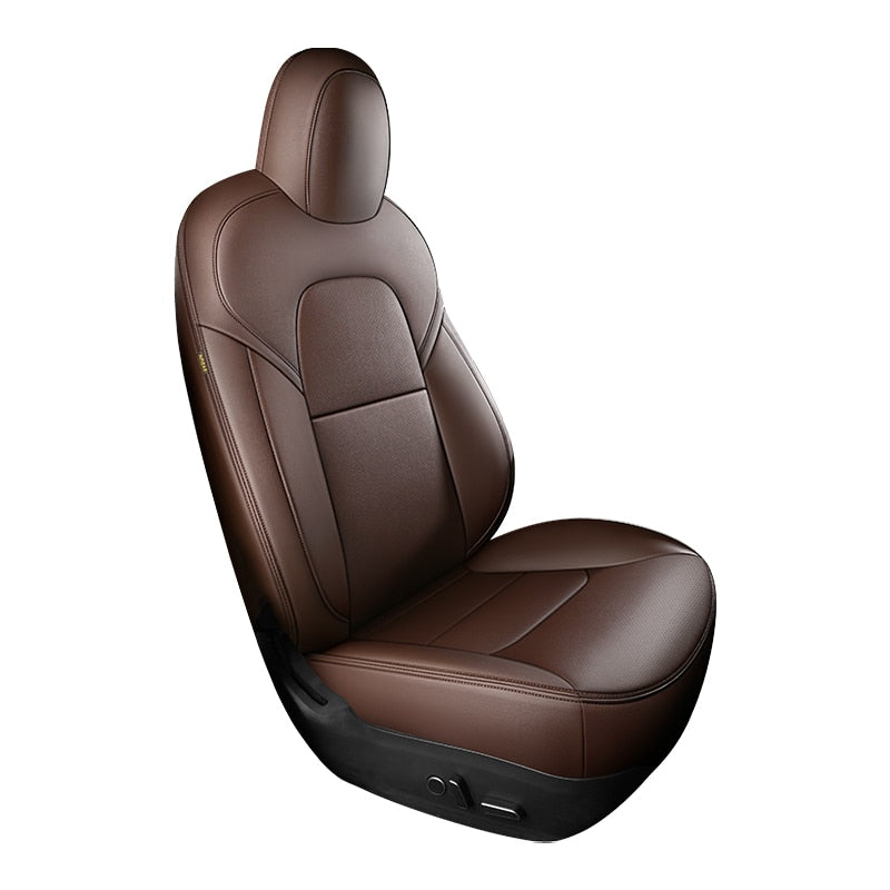 Custom Seat Covers for Tesla Model 3 Model Y 360 Degree Full Covered High Quality Leather Cushion - DZX Cover