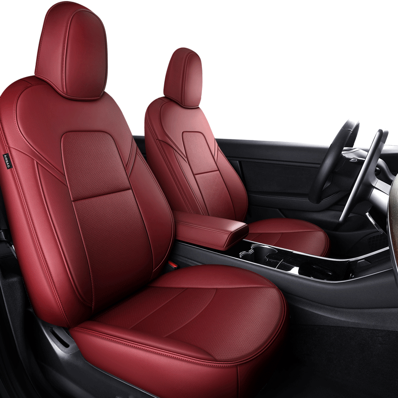 Custom Seat Covers for Tesla Model 3 Model Y 360 Degree Full Covered High Quality Leather Cushion - DZX Cover