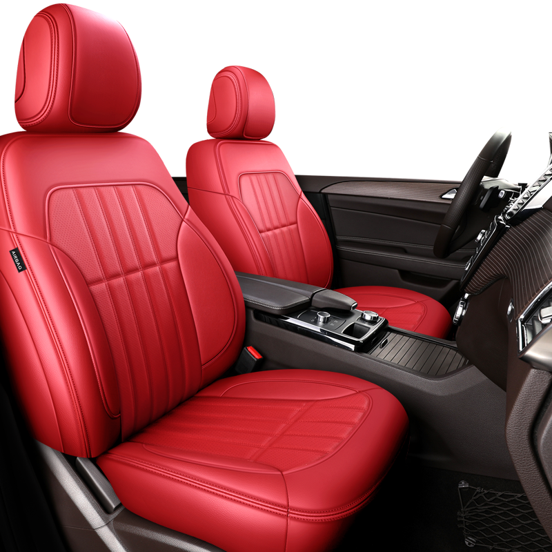 Custom Fit Seat Cover For 5 Seats Full Set Leather Specific For Mercedes Benz W211 W203 W204 - DZX Cover