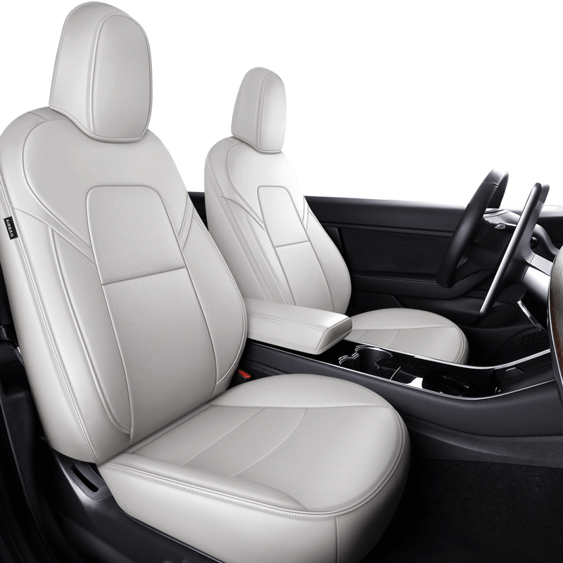 Custom Seat Covers for Tesla Model 3 Model Y 360 Degree Full Covered High Quality Leather Cushion - DZX Cover