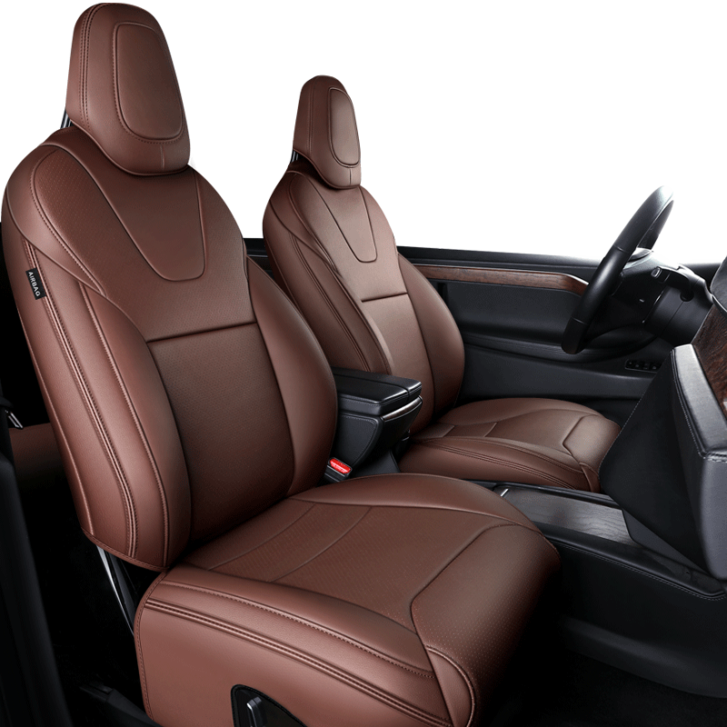 Custom Seat Covers For Tesla Model X 360 Degree Full Covered High Quality Leather Cushion Fit 5 or 7 Seaters - DZX Cover
