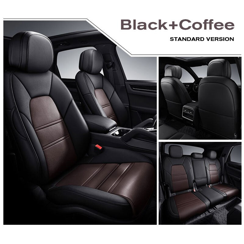 Seat Cover Customize Fit for Porsche Cayenne Macan Panamera Full Covered Front and Rear Full Set - DZX Cover