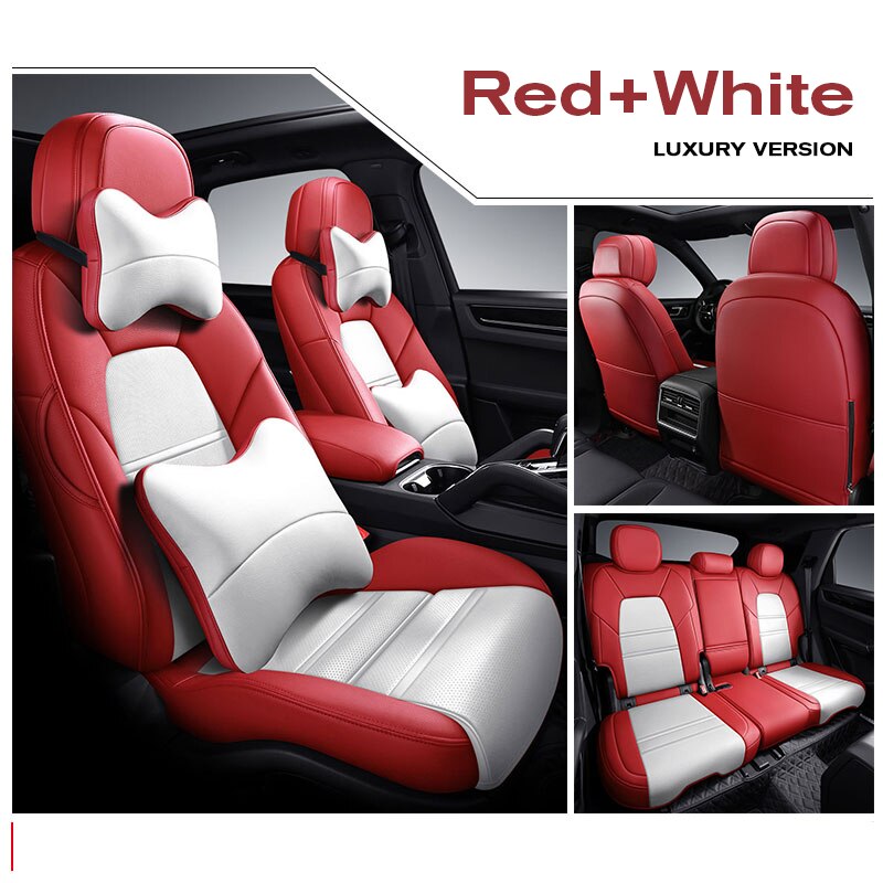 Seat Cover Customize Fit for Porsche Cayenne Macan Panamera Full Covered Front and Rear Full Set - DZX Cover