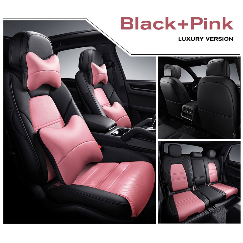 Seat Cover Customize Fit for Porsche Cayenne Macan Panamera Full Covered Front and Rear Full Set - DZX Cover