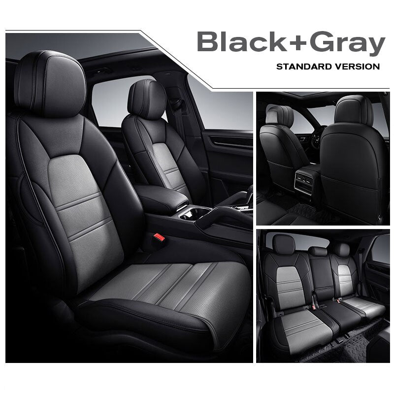 Seat Cover Customize Fit for Porsche Cayenne Macan Panamera Full Covered Front and Rear Full Set - DZX Cover