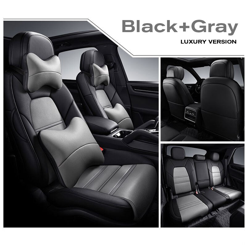 Seat Cover Customize Fit for Porsche Cayenne Macan Panamera Full Covered Front and Rear Full Set - DZX Cover